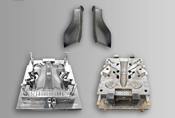 スチールNAK80 自動車型模具 潜水艦ゲートタイプとHASCO標準3Dプリントプラスチック注射模具